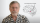 An older man with glasses stands next to a diagram of a brain highlighting the “core imprint of trauma” with a red dot and an arrow.